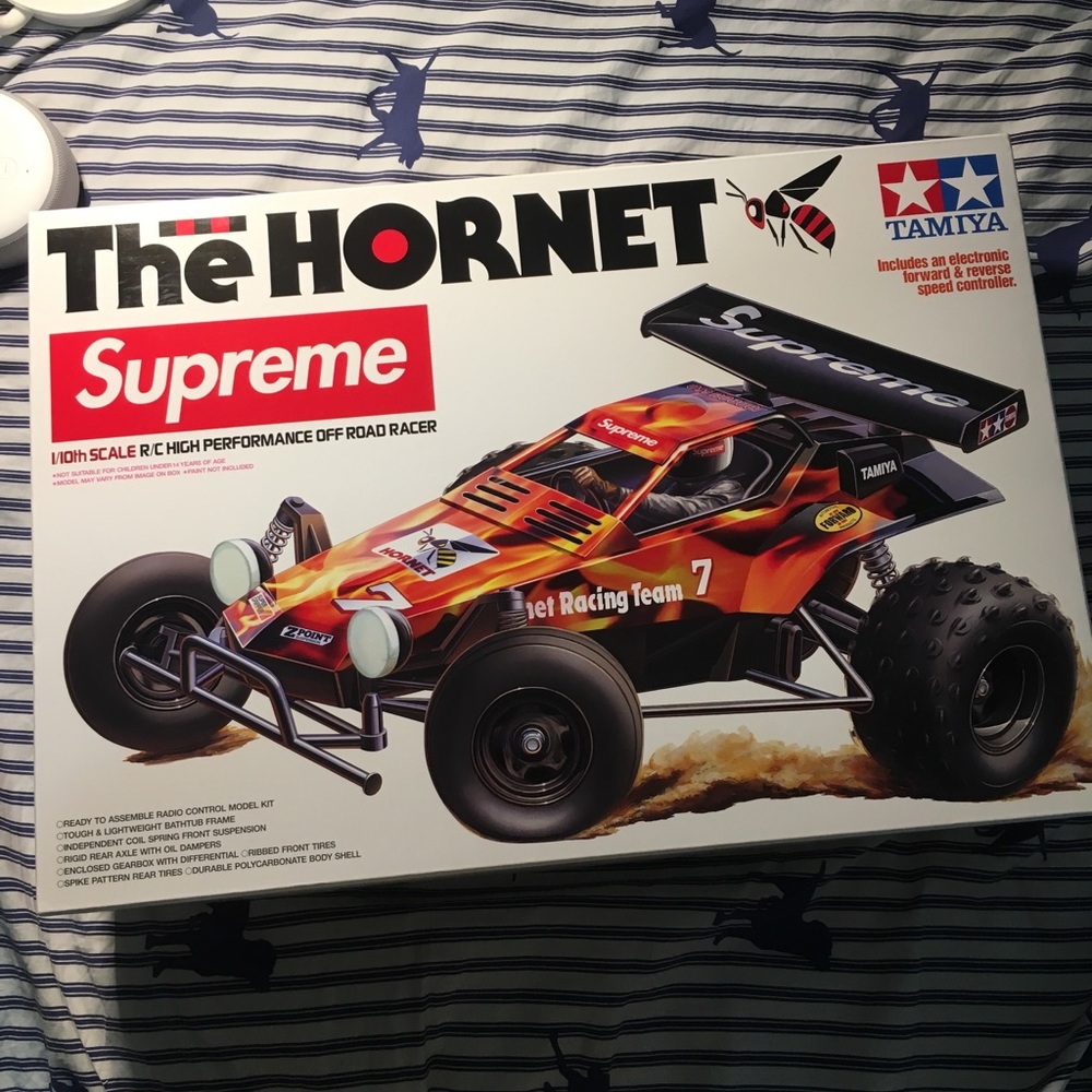SOLD - Supreme Tamils Hornet RC Car Flames fw18